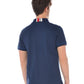 Chic Cotton Polo with Embroidered Flag Logo