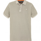 Vintage-Inspired Beige Piquet Polo Shirt