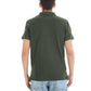 Vintage Green Pique Polo Shirt