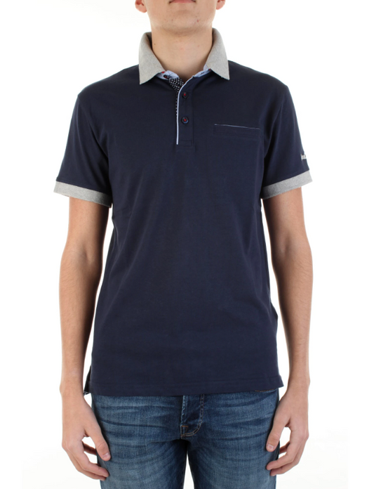 Elegant Short-Sleeved Jersey Polo