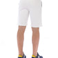 Chic Cotton Tracksuit Shorts with Embossed Logo