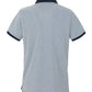 Chic Cotton Polo with Contrasting Collar