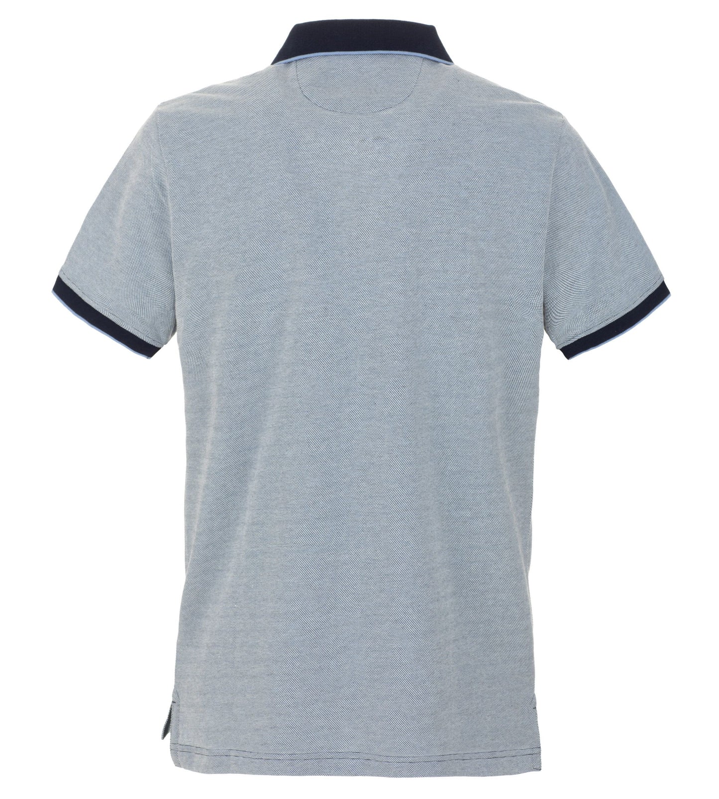 Chic Cotton Polo with Contrasting Collar