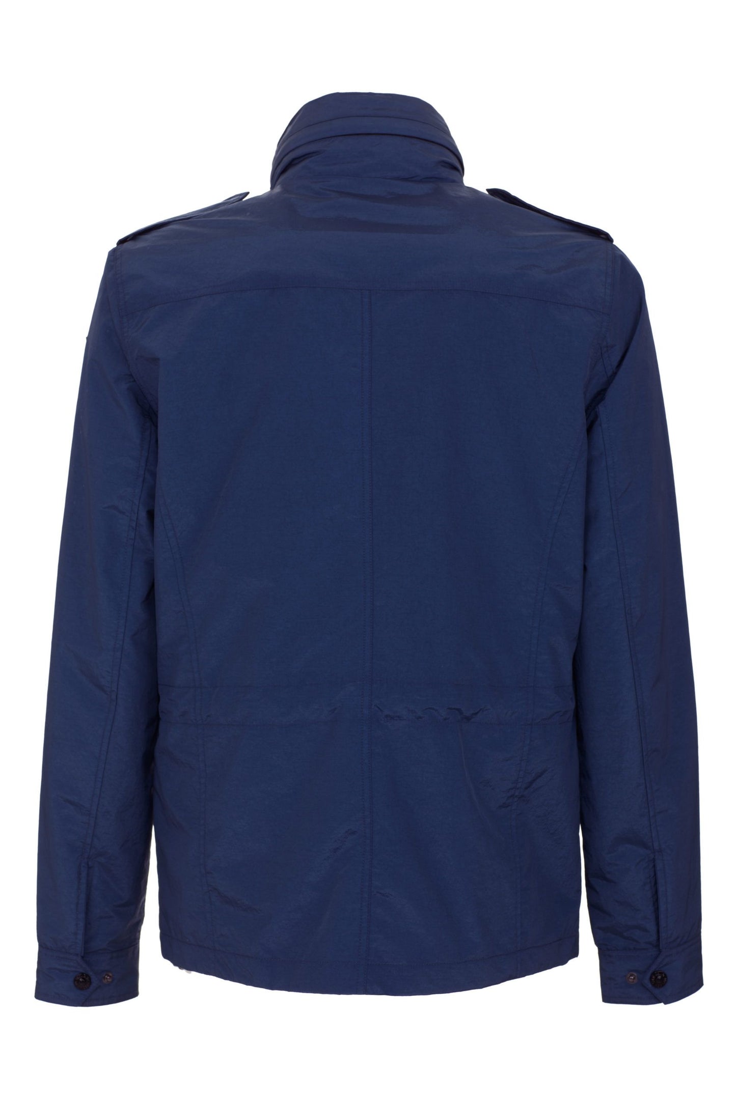 Ultralight Nylon Windbreaker with Hood - Blue