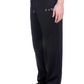 Sleek Black Embroidered Slim Fit Pants