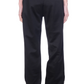 Sleek Black Embroidered Slim Fit Pants