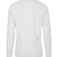 Chic Mandarin Collar Striped Cotton Shirt