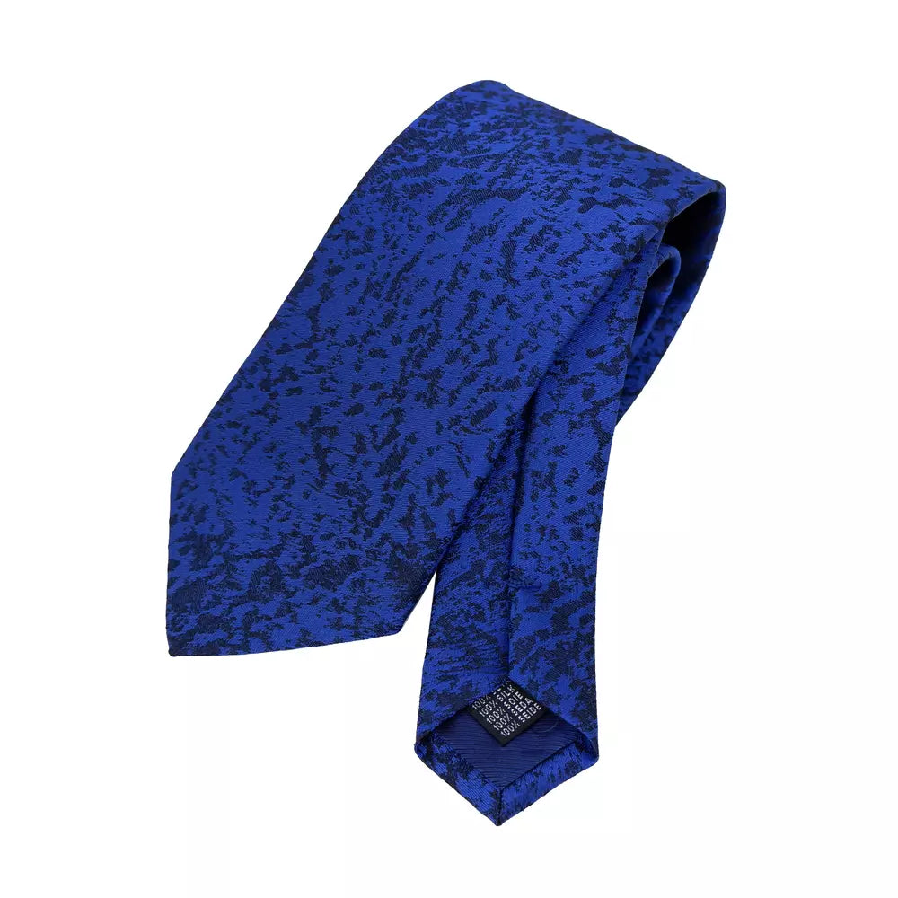 Elegant Silk Men's Tie in Blue