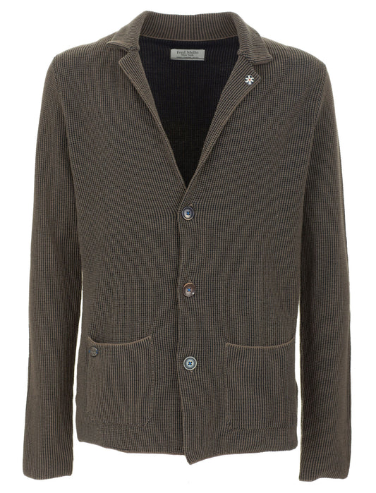 Classic Cotton Jacket with Button Closure