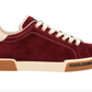 Italian Red Calf Leather Sneakers