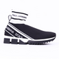 Elegant High-Top Sneakers in Black