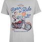 Sleek Crew Neck Tee with Front Print