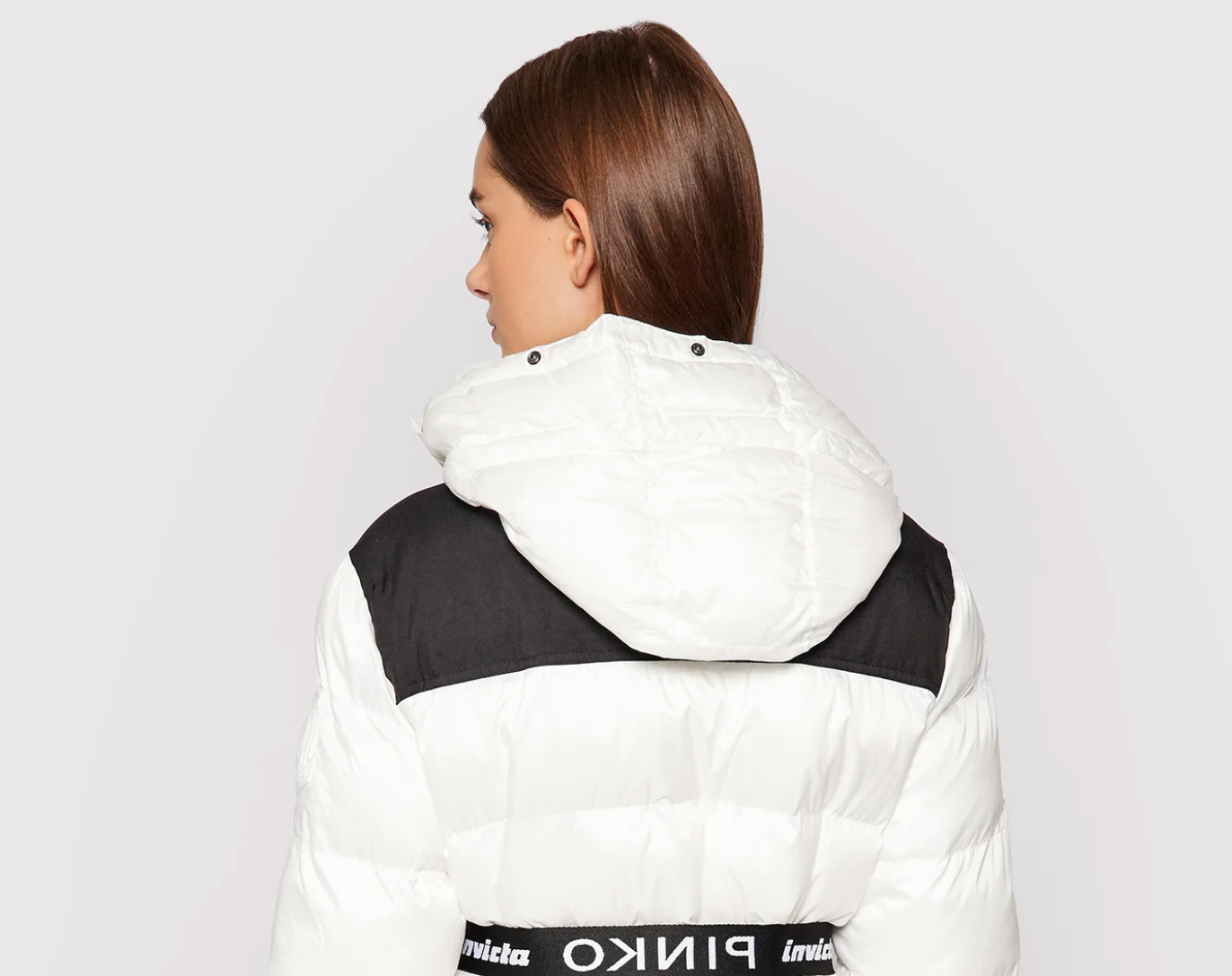 Chic White Short Jacket with Custom Hood