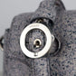 Iconic Gray Leather Crossbody Bag