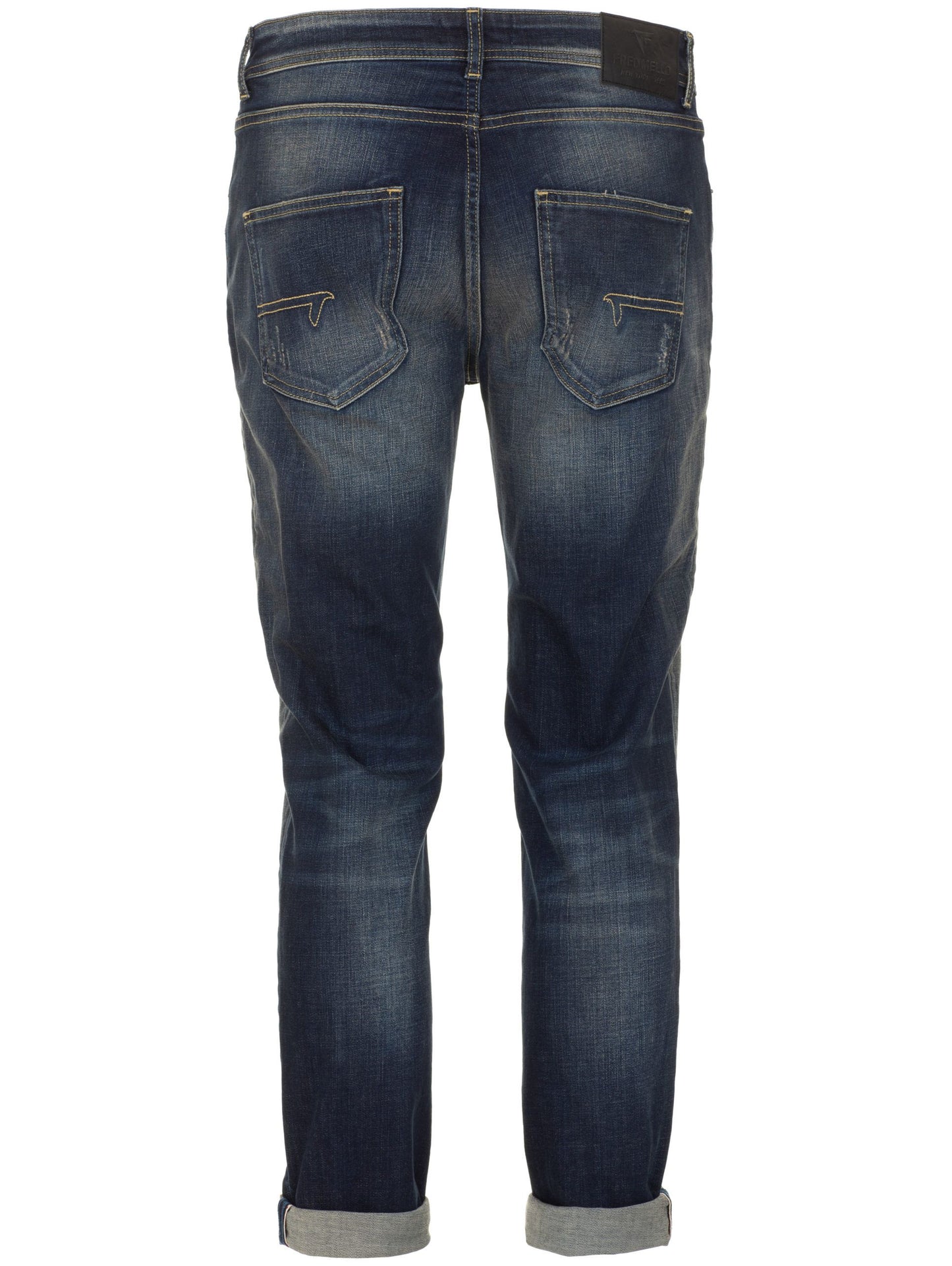 Elegant Dark Blue Slim Jeans