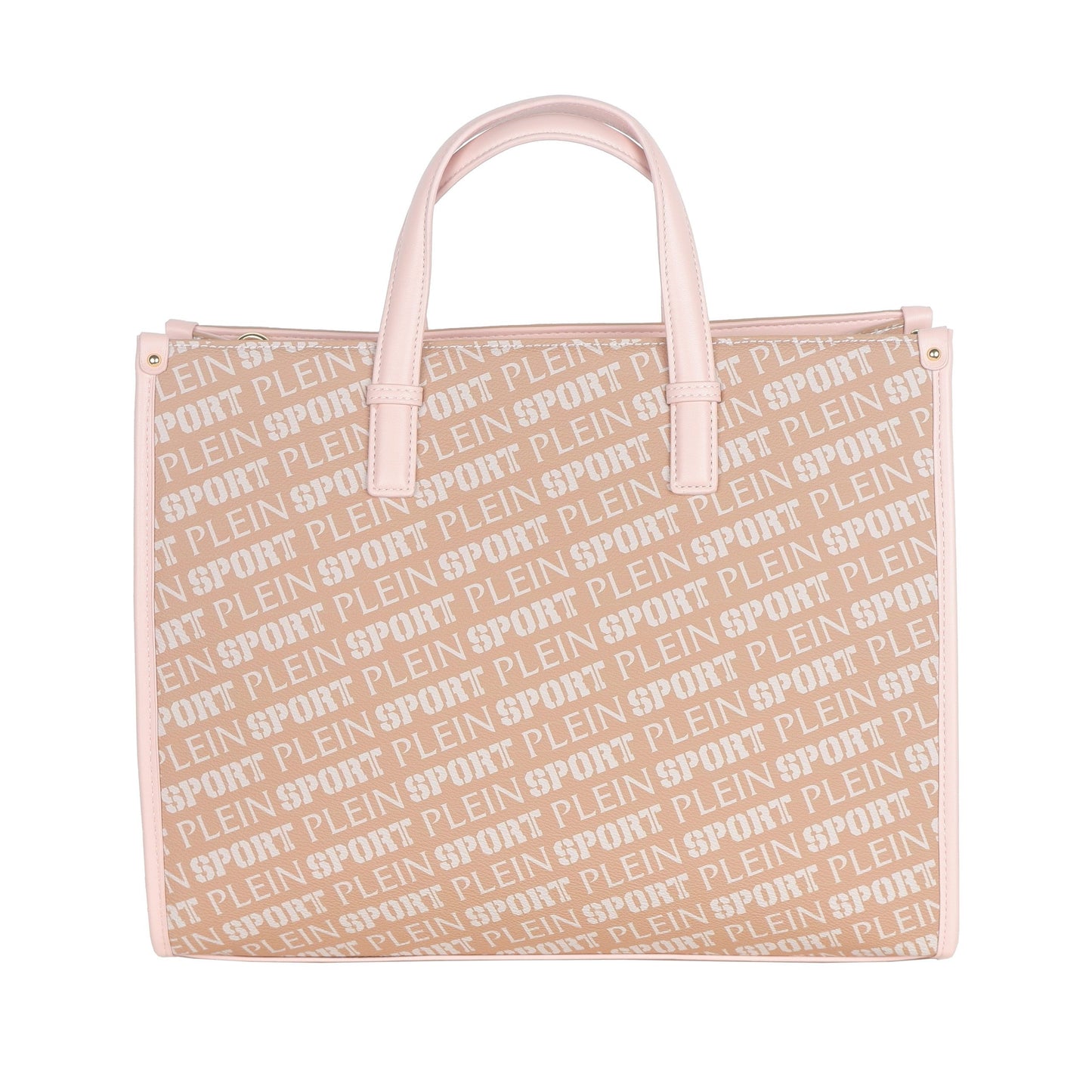 Pastel Pink Tote Elegance with Cross Belt