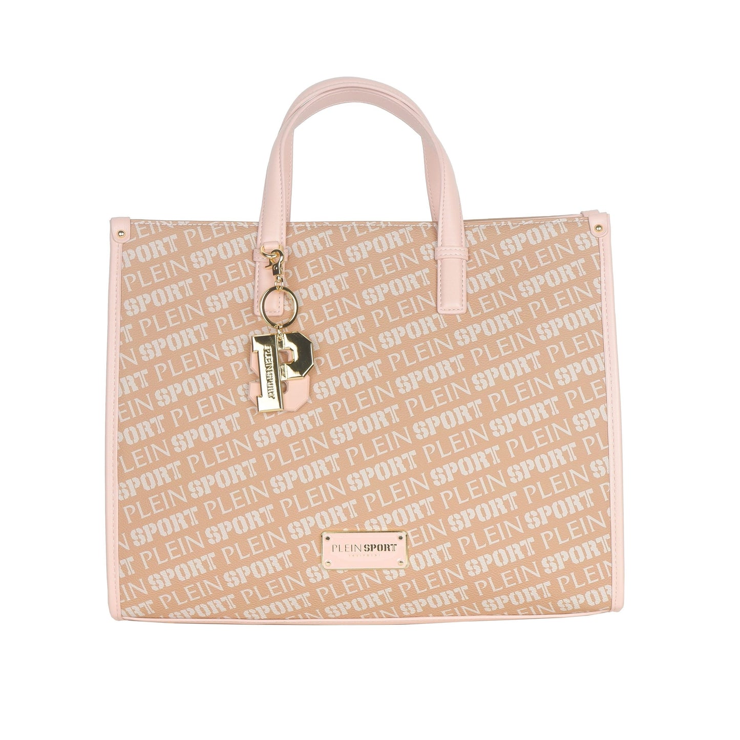 Pastel Pink Tote Elegance with Cross Belt