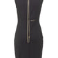 Elegant Black Bodycon Dress with Stretch