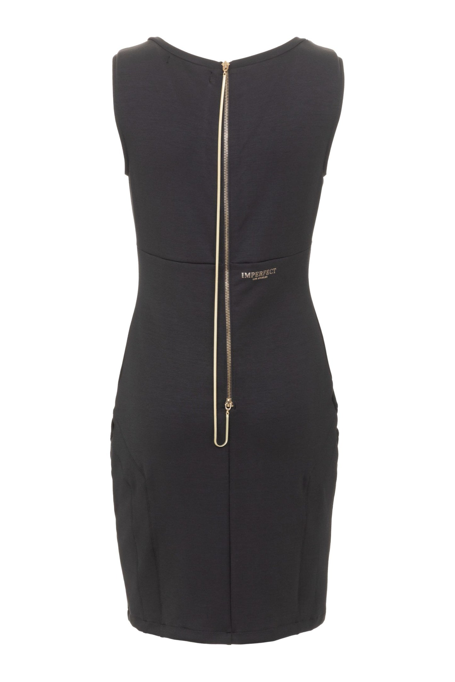 Elegant Black Bodycon Dress with Stretch