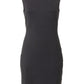 Elegant Black Bodycon Dress with Stretch