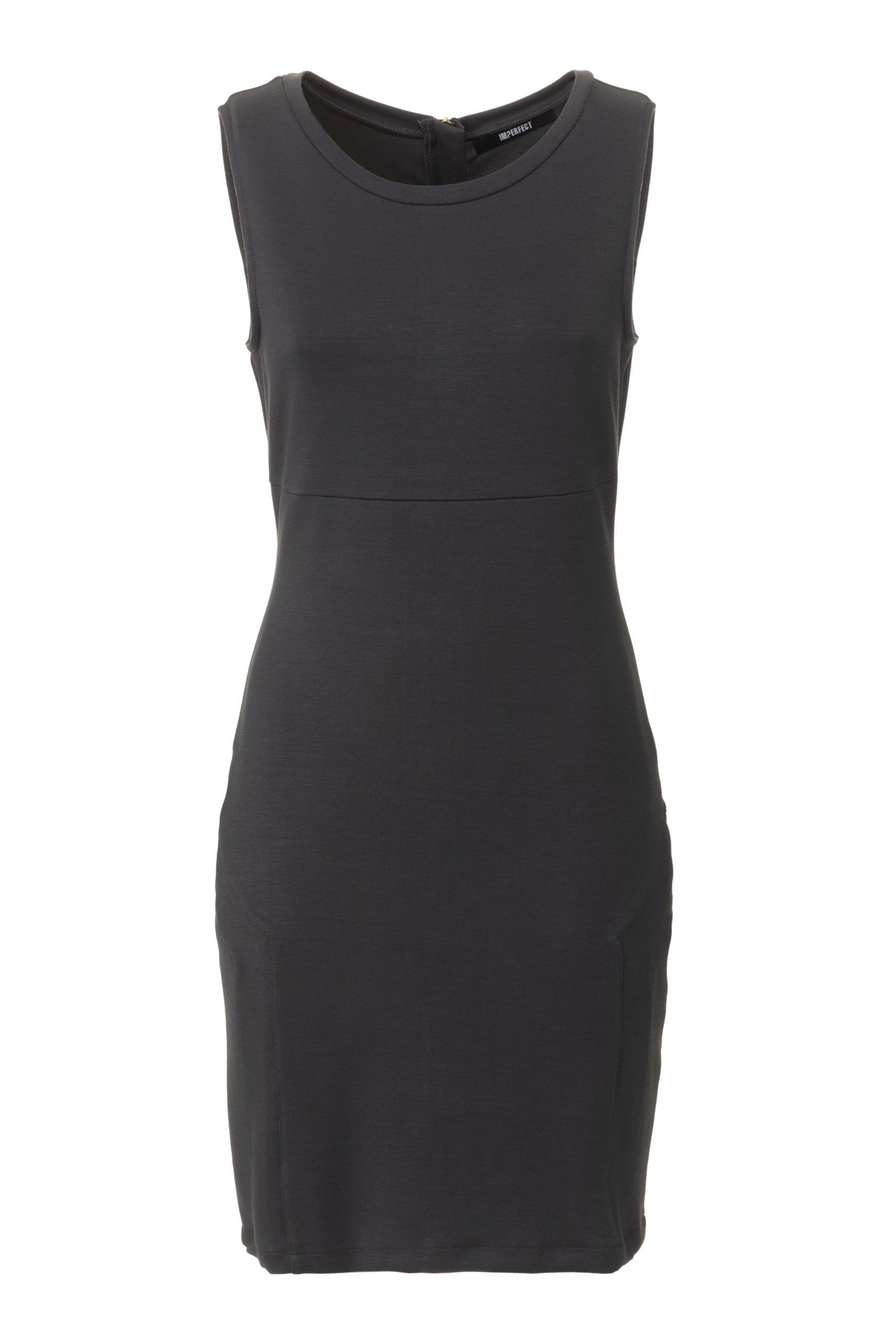 Elegant Black Bodycon Dress with Stretch