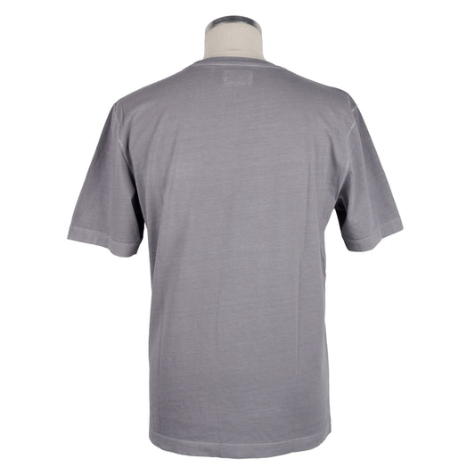 Garment-Dyed Cotton Tee with Chest Pocket