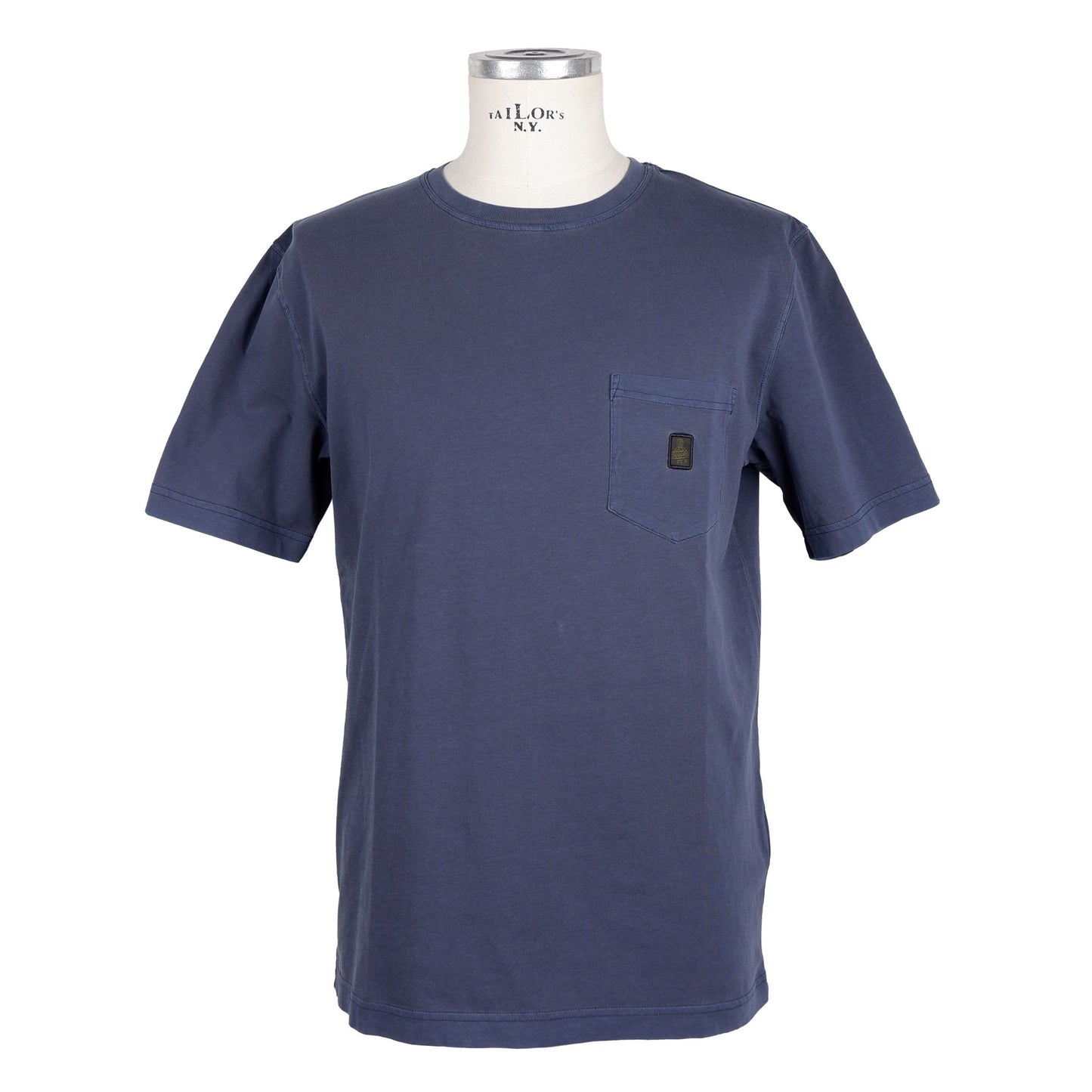 Garment Dyed Cotton Tee with Chest Pocket