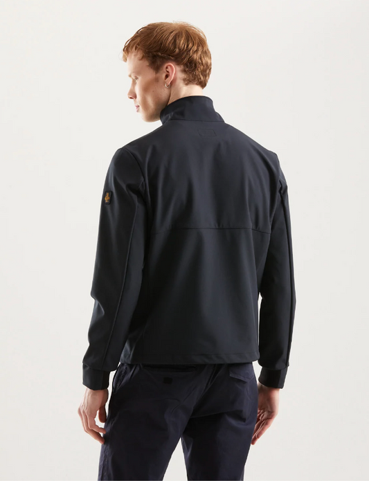 Elegant Soft-Shell Bomber Jacket