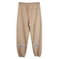 Graphic Cotton Sweatpants - Beige Italian Craft