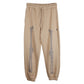 Graphic Cotton Sweatpants - Beige Italian Craft