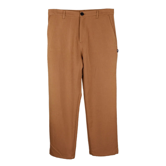 Milano Stitch Luxury Long Trousers in Brown