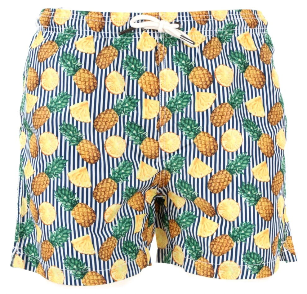 Pineapple Paradise Men's Swim Boxer