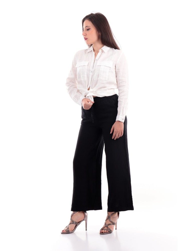 Elegant Wide-Fit Linen Trousers