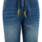 Chic Cotton Blend Bermuda Shorts with Drawstring