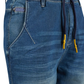 Chic Cotton Blend Bermuda Shorts with Drawstring