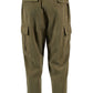 Green Viscose Blend Comfort-Fit Pants