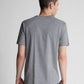 Chic Gray Crewneck Tee with Front Print