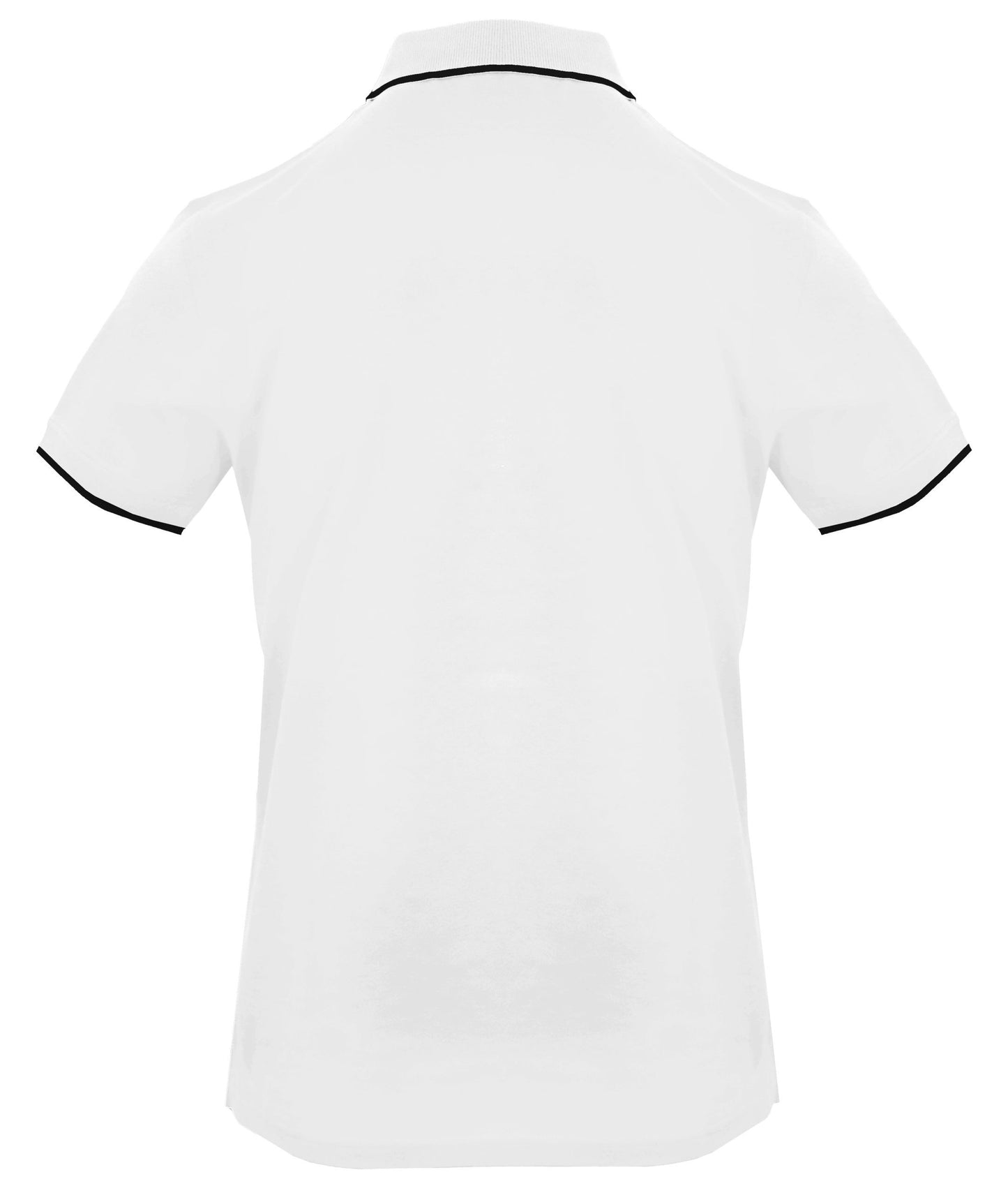 Classic White Piqué Polo Shirt with Chest Logo