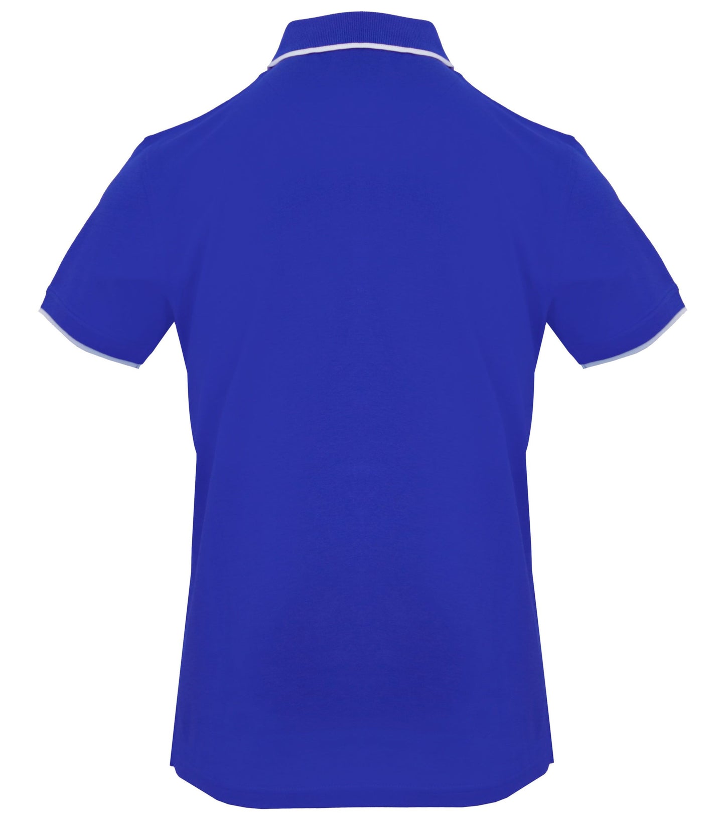 Ocean Blue Casual Polo Shirt - Light Cotton Blend