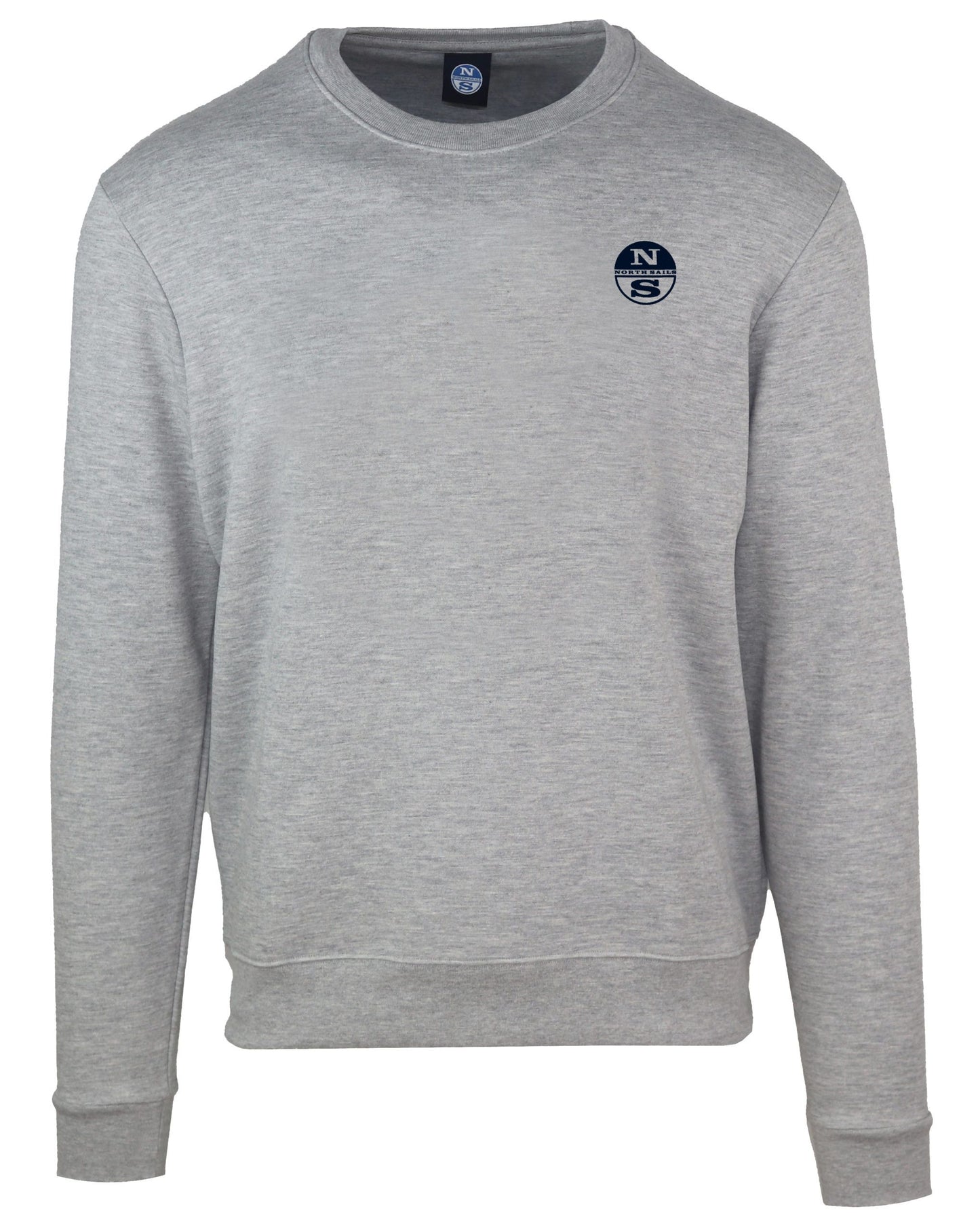 Melange Gray Logo Crewneck Sweatshirt