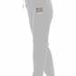 Chic Rhinestone Logo Sweatpants