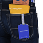 Elegant Dark Blue Slim-Fit Denim