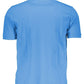 Elegant Light Blue Cotton Polo for Men