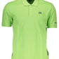 Chic Green Cotton Polo Shirt for Men