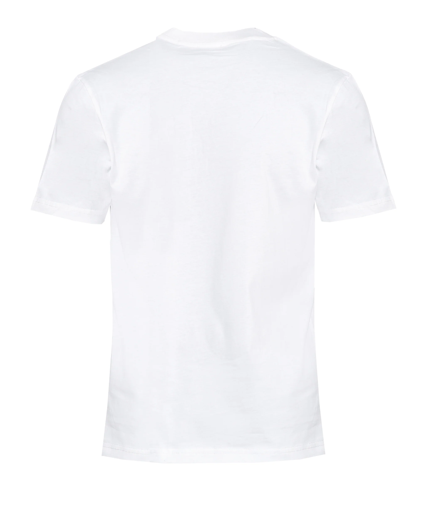 Elegant White Embroidered Logo Tee