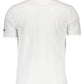 Elegant White Cotton Men's Polo with Chest Logo