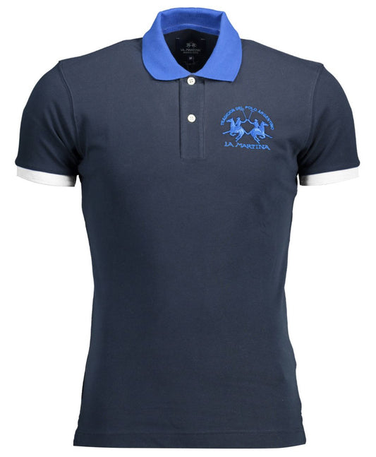 Elegant Embroidered Cotton Polo Shirt