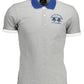 Elegant Men's Embroidered Cotton Polo
