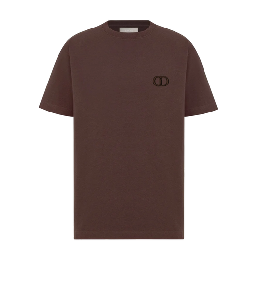 Elegant Embroidered Logo Cotton Tee