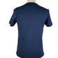 Elegant Cotton Tee with Blue Front Print